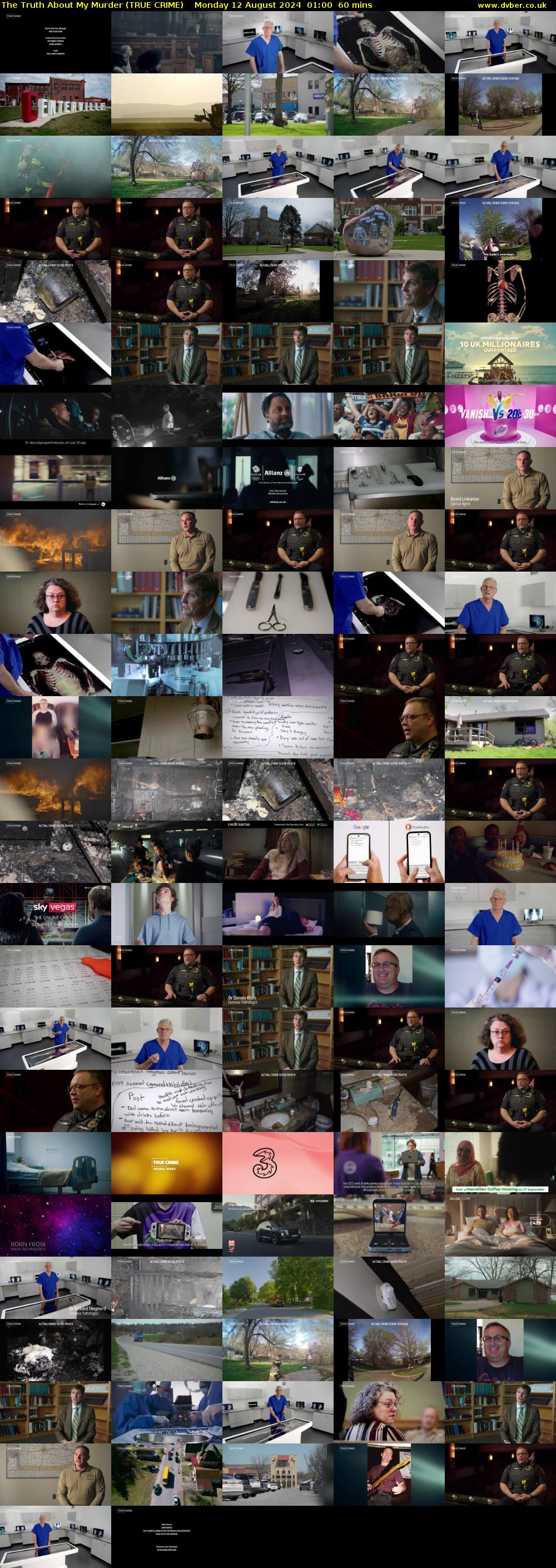 The Truth About My Murder (TRUE CRIME) Monday 12 August 2024 01:00 - 02:00