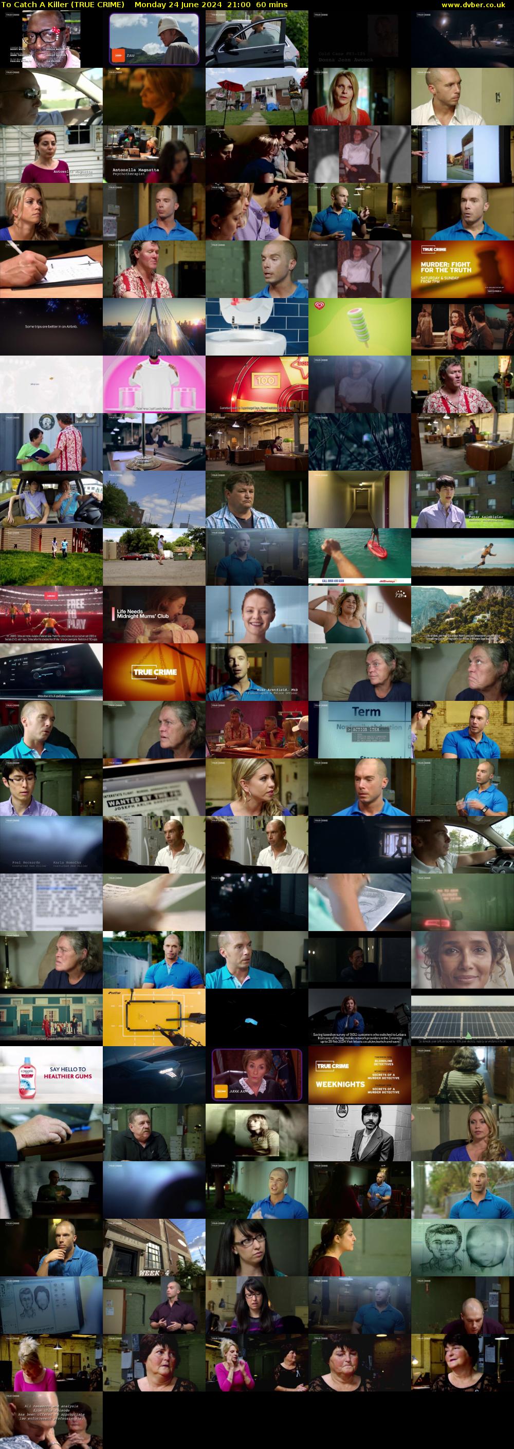 To Catch A Killer (TRUE CRIME) Monday 24 June 2024 21:00 - 22:00