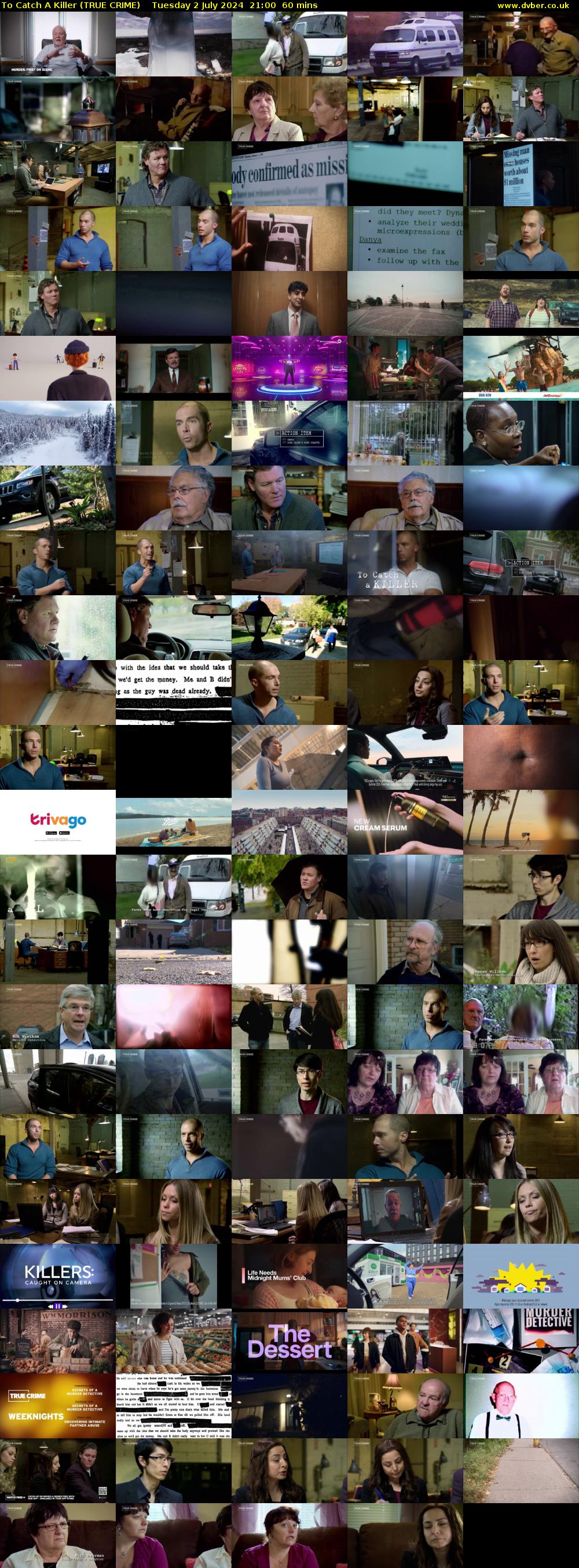 To Catch A Killer (TRUE CRIME) Tuesday 2 July 2024 21:00 - 22:00