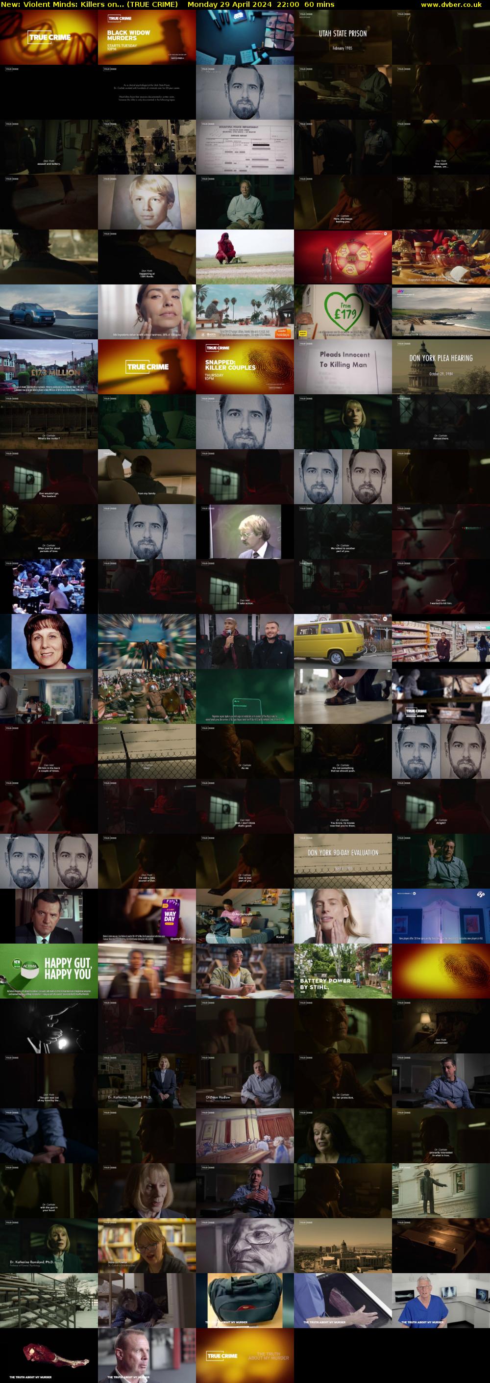 Violent Minds: Killers on... (TRUE CRIME) Monday 29 April 2024 22:00 - 23:00