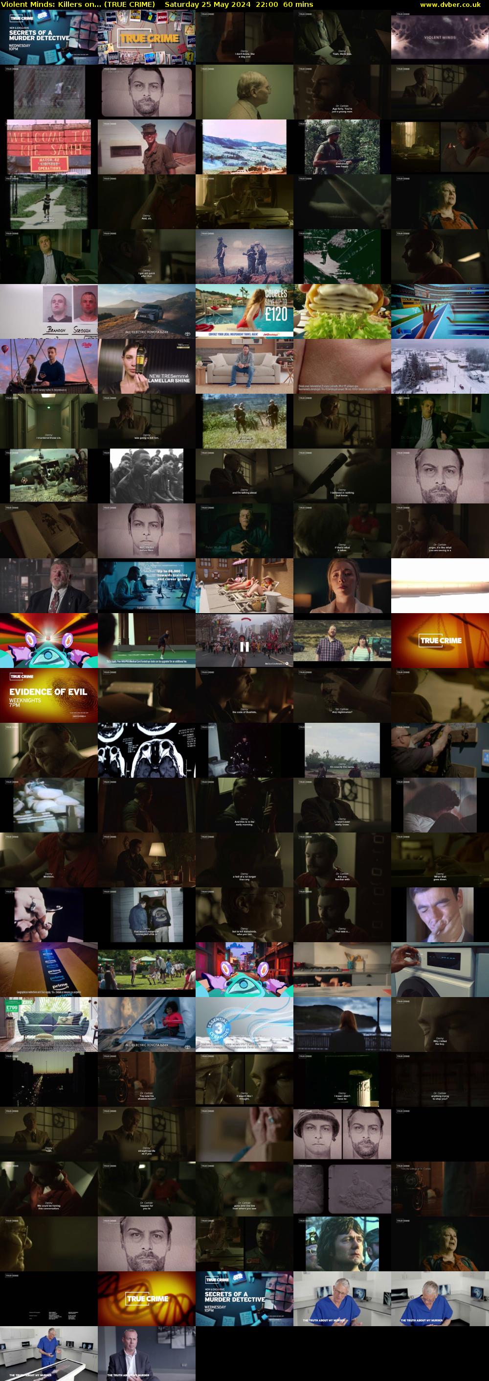Violent Minds: Killers on... (TRUE CRIME) Saturday 25 May 2024 22:00 - 23:00