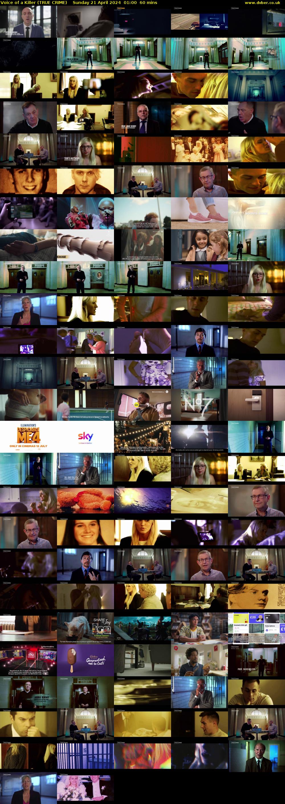 Voice of a Killer (TRUE CRIME) Sunday 21 April 2024 01:00 - 02:00