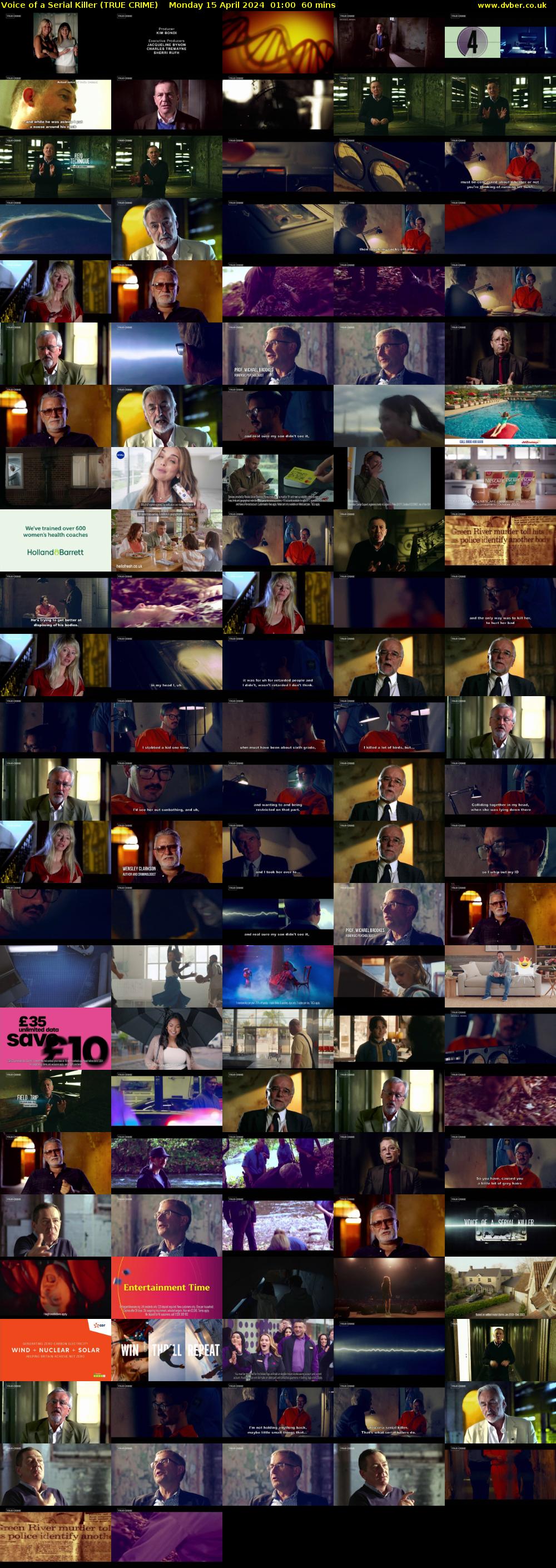 Voice of a Serial Killer (TRUE CRIME) Monday 15 April 2024 01:00 - 02:00