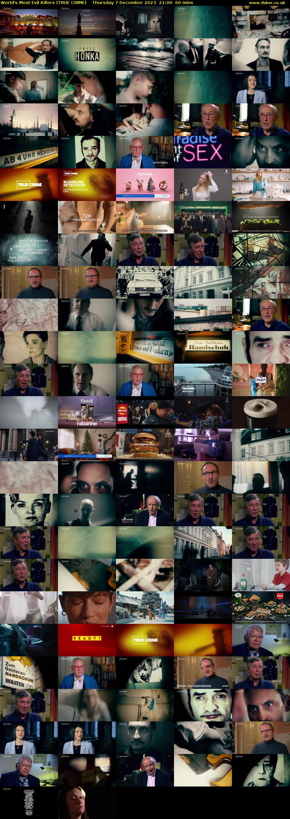 World's Most Evil Killers (TRUE CRIME) Thursday 7 December 2023 21:00 - 22:00