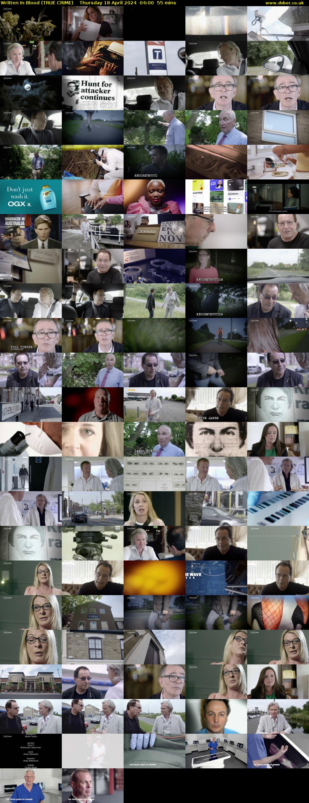 Written In Blood (TRUE CRIME) Thursday 18 April 2024 04:00 - 04:55