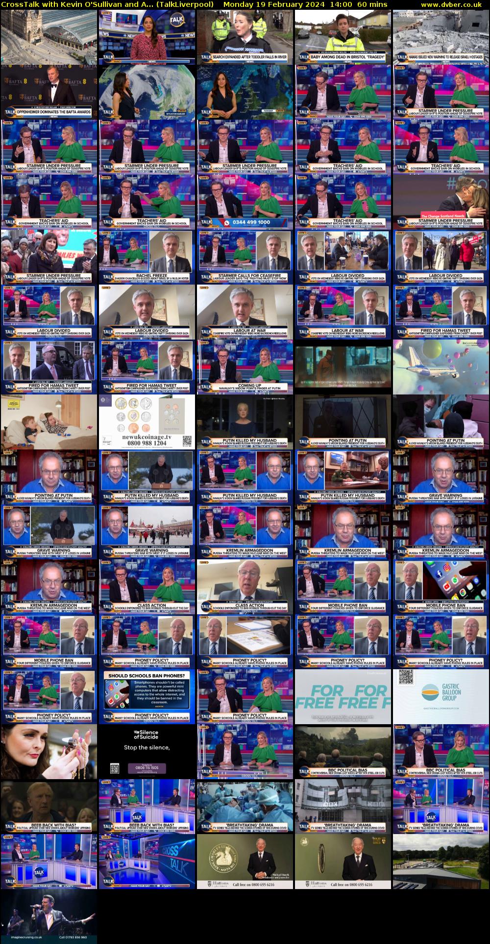 CrossTalk with Kevin O'Sullivan and A... (TalkLiverpool) Monday 19 February 2024 14:00 - 15:00