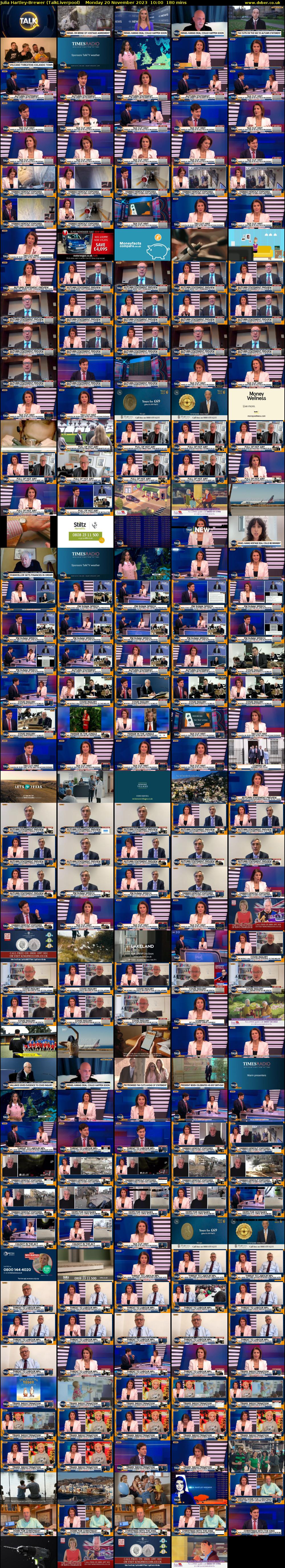 Julia Hartley-Brewer (TalkLiverpool) Monday 20 November 2023 10:00 - 13:00