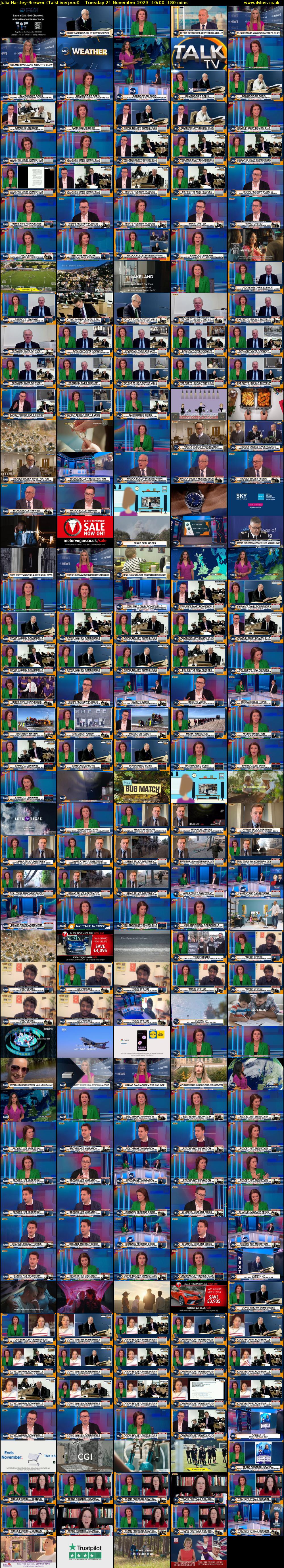 Julia Hartley-Brewer (TalkLiverpool) Tuesday 21 November 2023 10:00 - 13:00