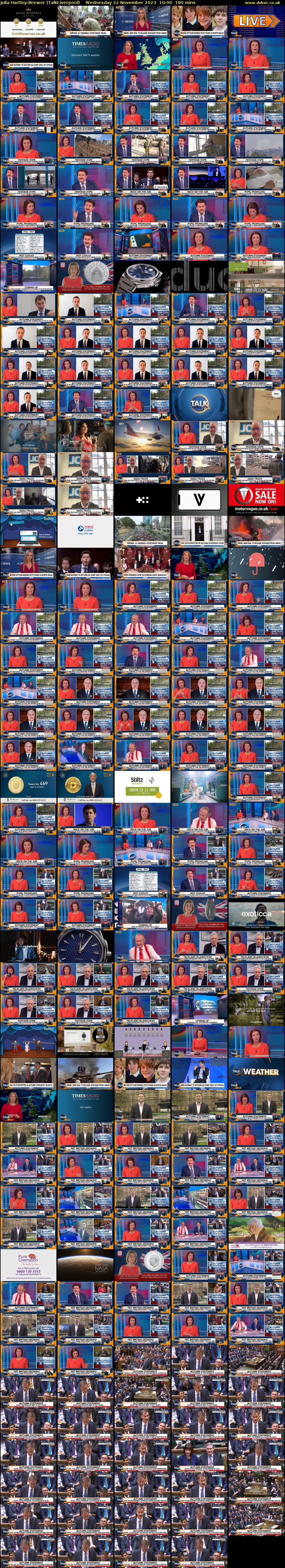 Julia Hartley-Brewer (TalkLiverpool) Wednesday 22 November 2023 10:00 - 13:00