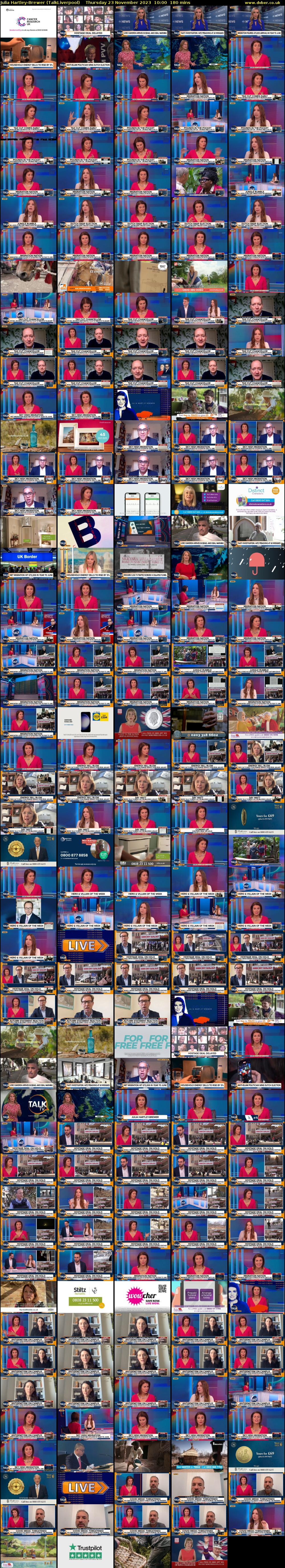 Julia Hartley-Brewer (TalkLiverpool) Thursday 23 November 2023 10:00 - 13:00