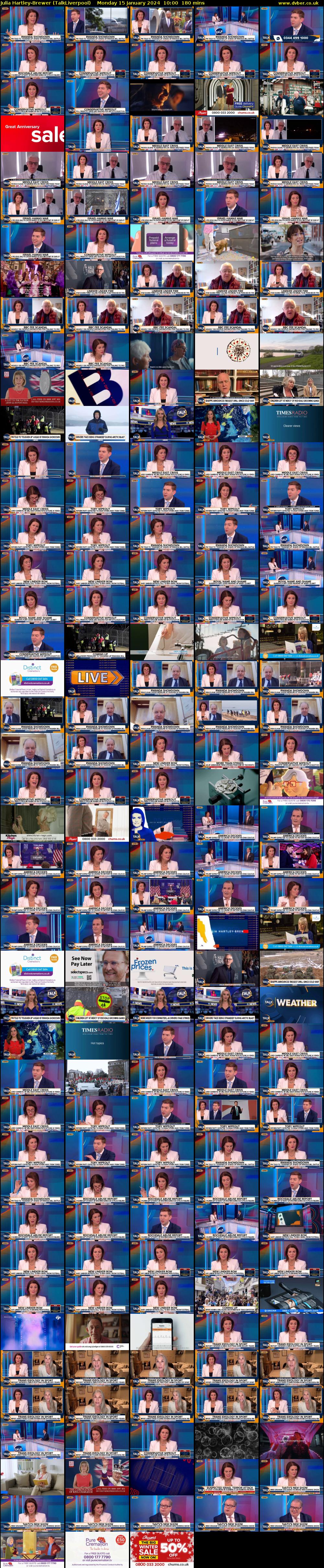 Julia Hartley-Brewer (TalkLiverpool) Monday 15 January 2024 10:00 - 13:00