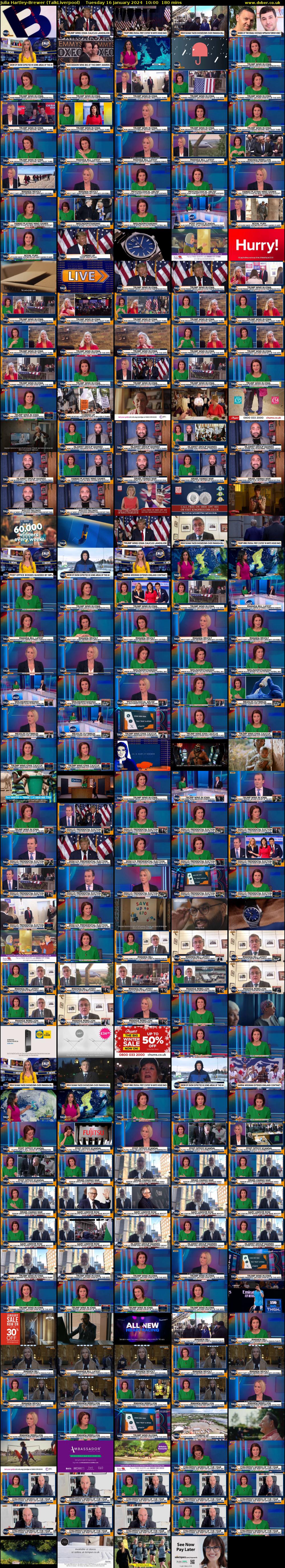 Julia Hartley-Brewer (TalkLiverpool) Tuesday 16 January 2024 10:00 - 13:00