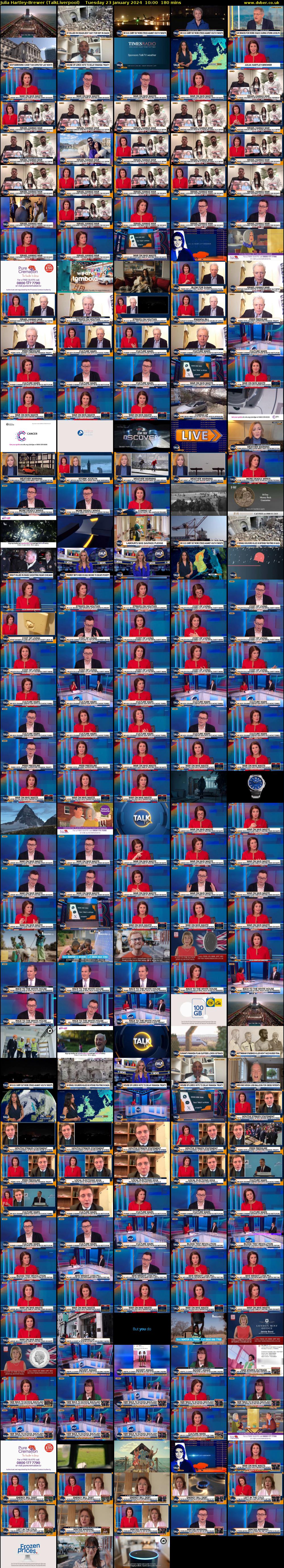 Julia Hartley-Brewer (TalkLiverpool) Tuesday 23 January 2024 10:00 - 13:00