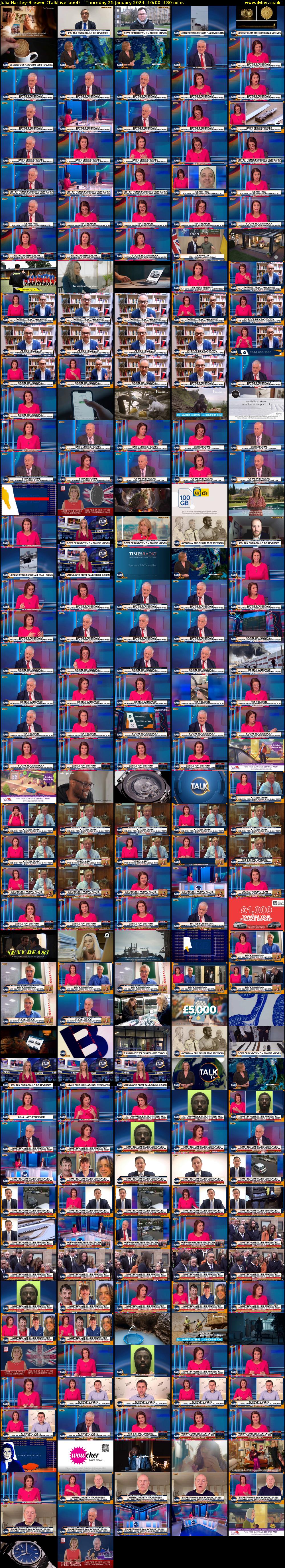 Julia Hartley-Brewer (TalkLiverpool) Thursday 25 January 2024 10:00 - 13:00