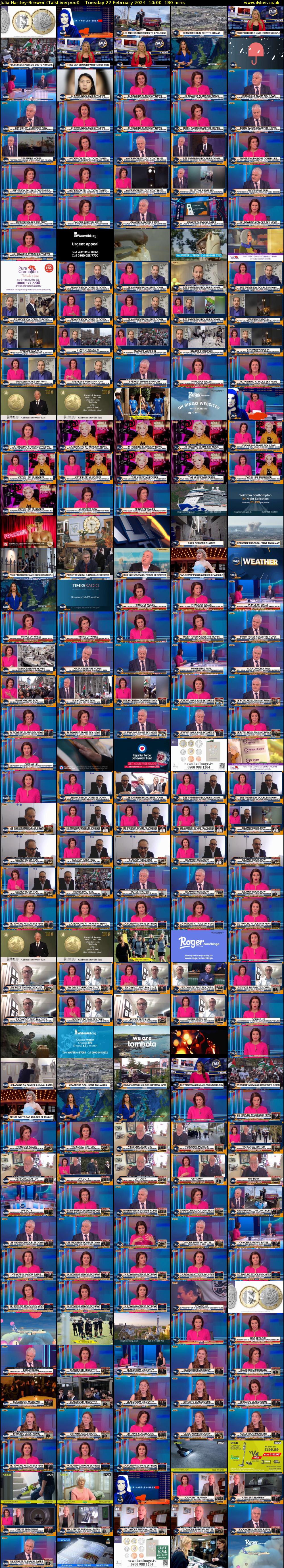 Julia Hartley-Brewer (TalkLiverpool) Tuesday 27 February 2024 10:00 - 13:00