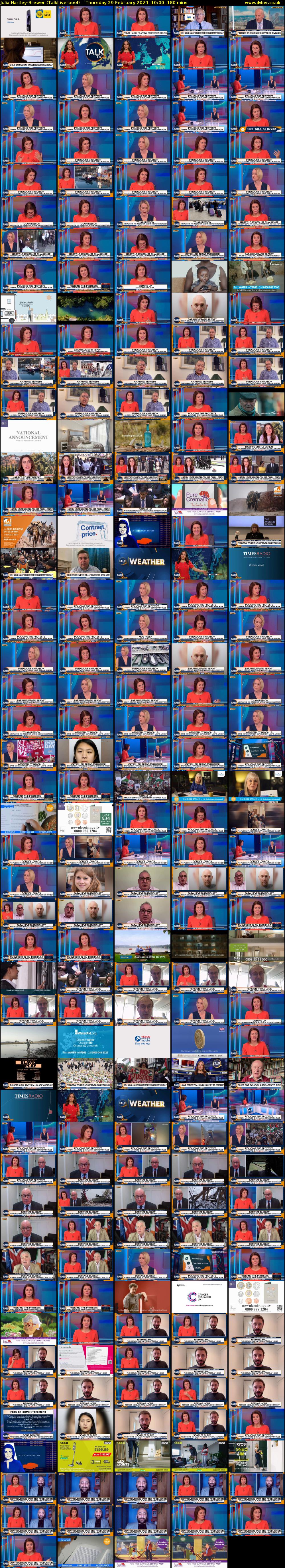 Julia Hartley-Brewer (TalkLiverpool) Thursday 29 February 2024 10:00 - 13:00