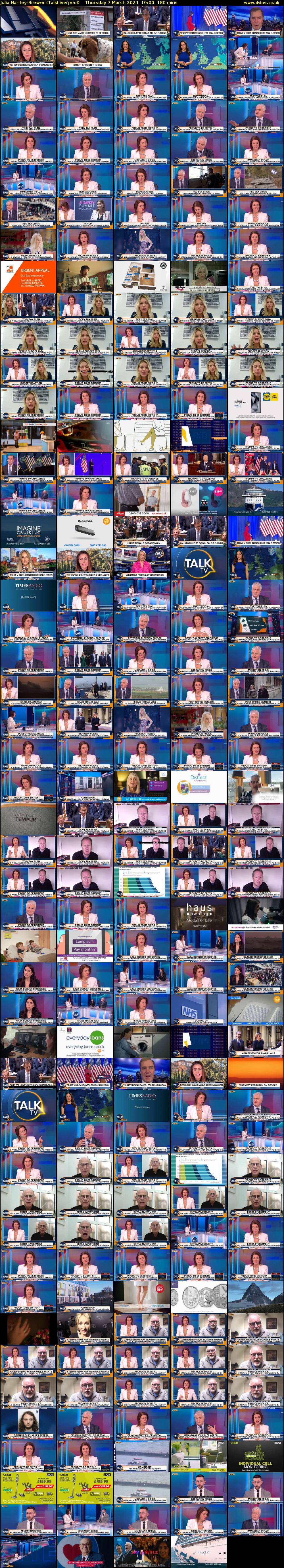 Julia Hartley-Brewer (TalkLiverpool) Thursday 7 March 2024 10:00 - 13:00