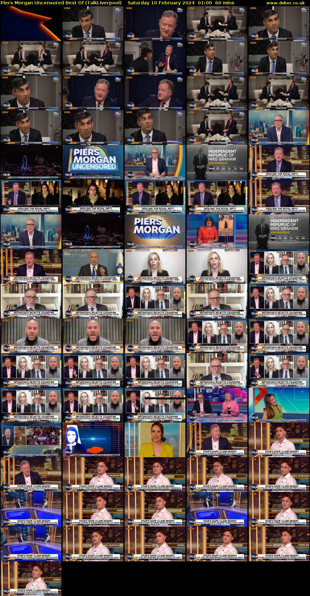 Piers Morgan Uncensored Best Of (TalkLiverpool) Saturday 10 February 2024 01:00 - 02:00