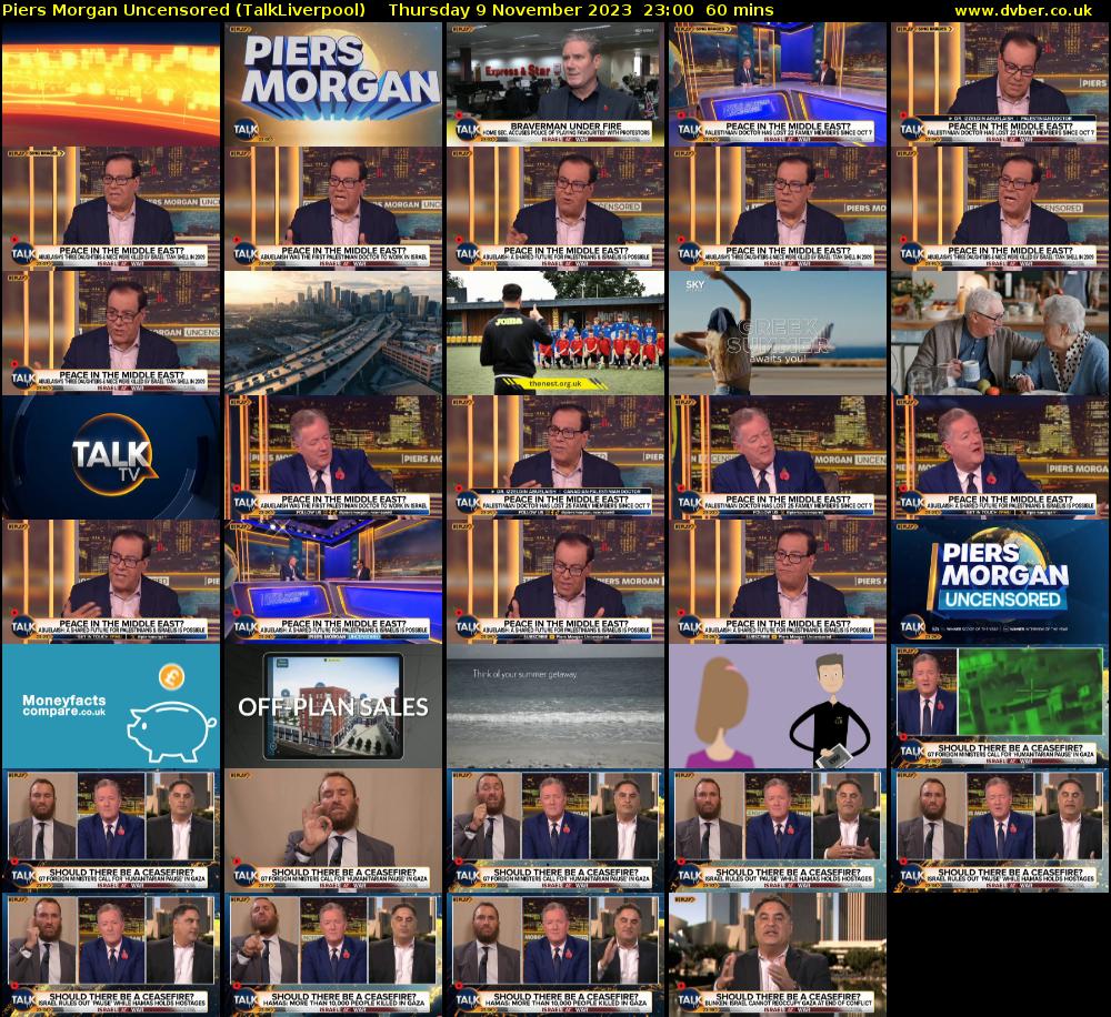 Piers Morgan Uncensored (TalkLiverpool) Thursday 9 November 2023 23:00 - 00:00