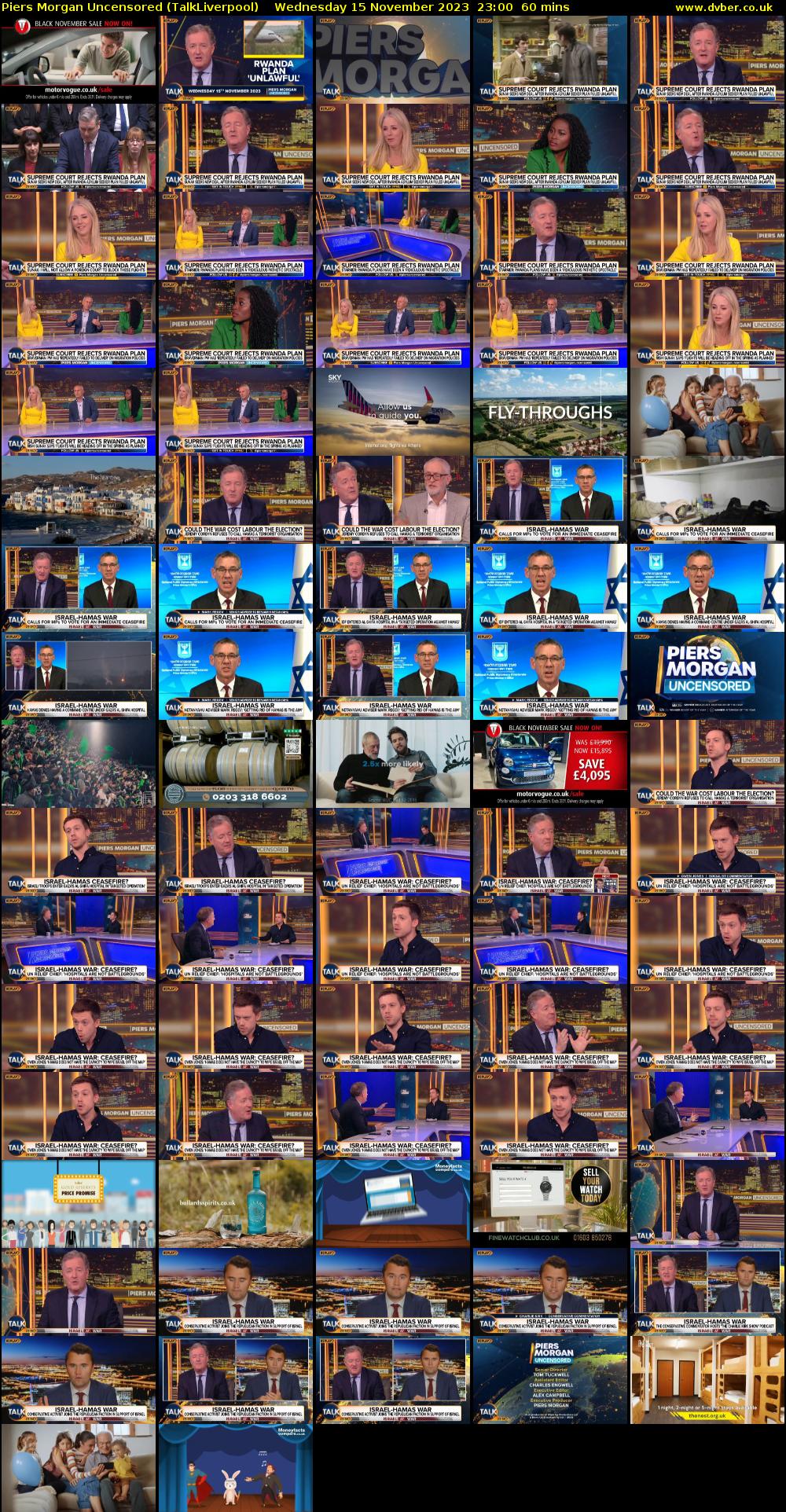 Piers Morgan Uncensored (TalkLiverpool) Wednesday 15 November 2023 23:00 - 00:00