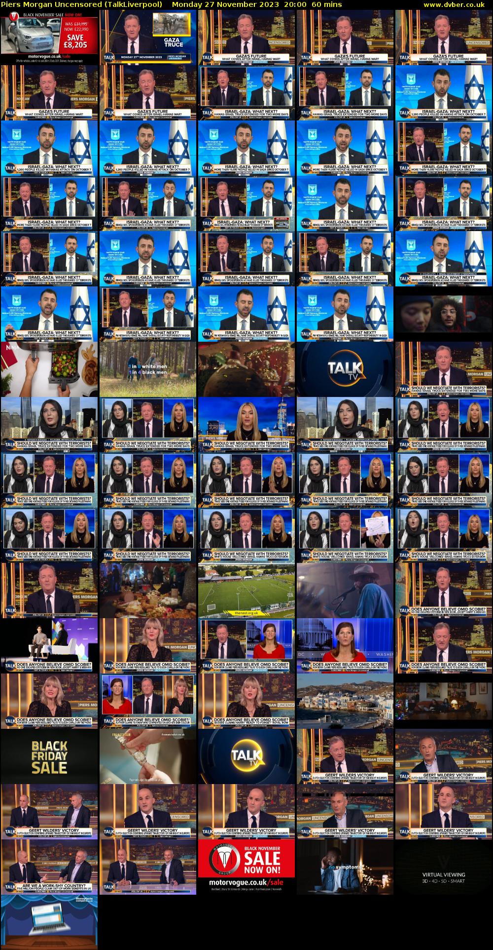 Piers Morgan Uncensored (TalkLiverpool) Monday 27 November 2023 20:00 - 21:00