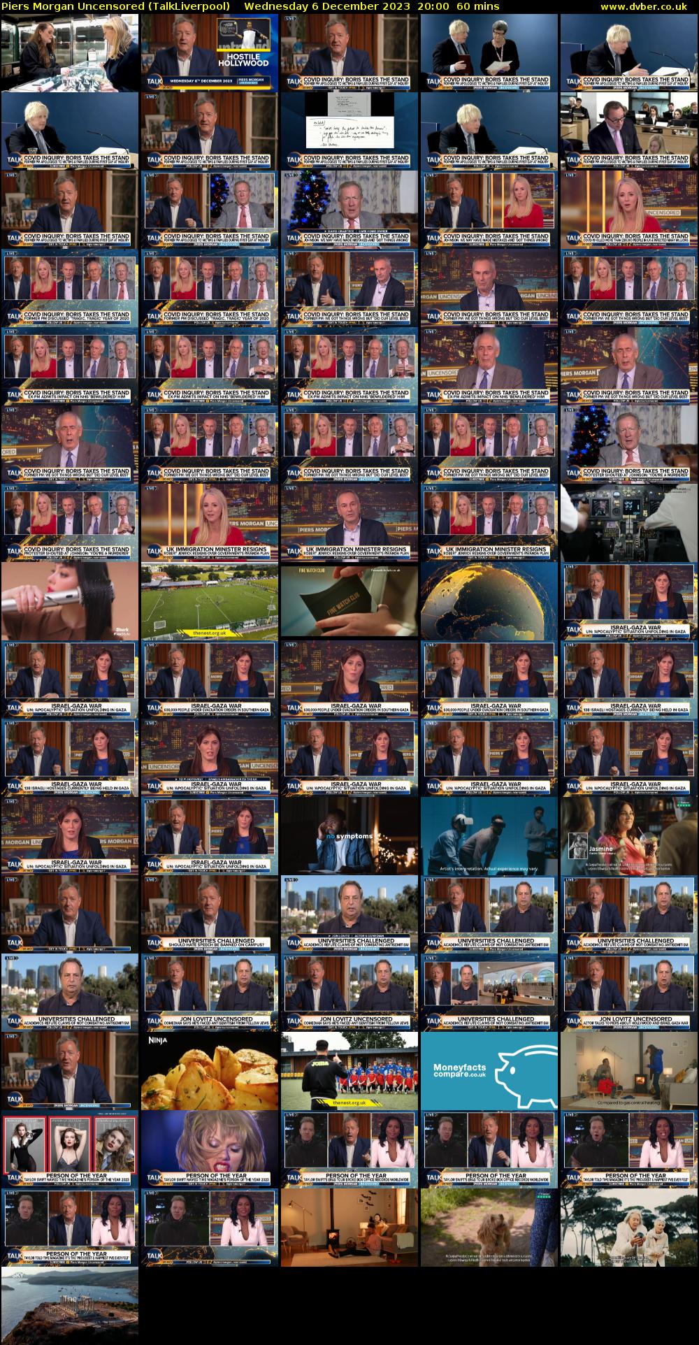 Piers Morgan Uncensored (TalkLiverpool) Wednesday 6 December 2023 20:00 - 21:00