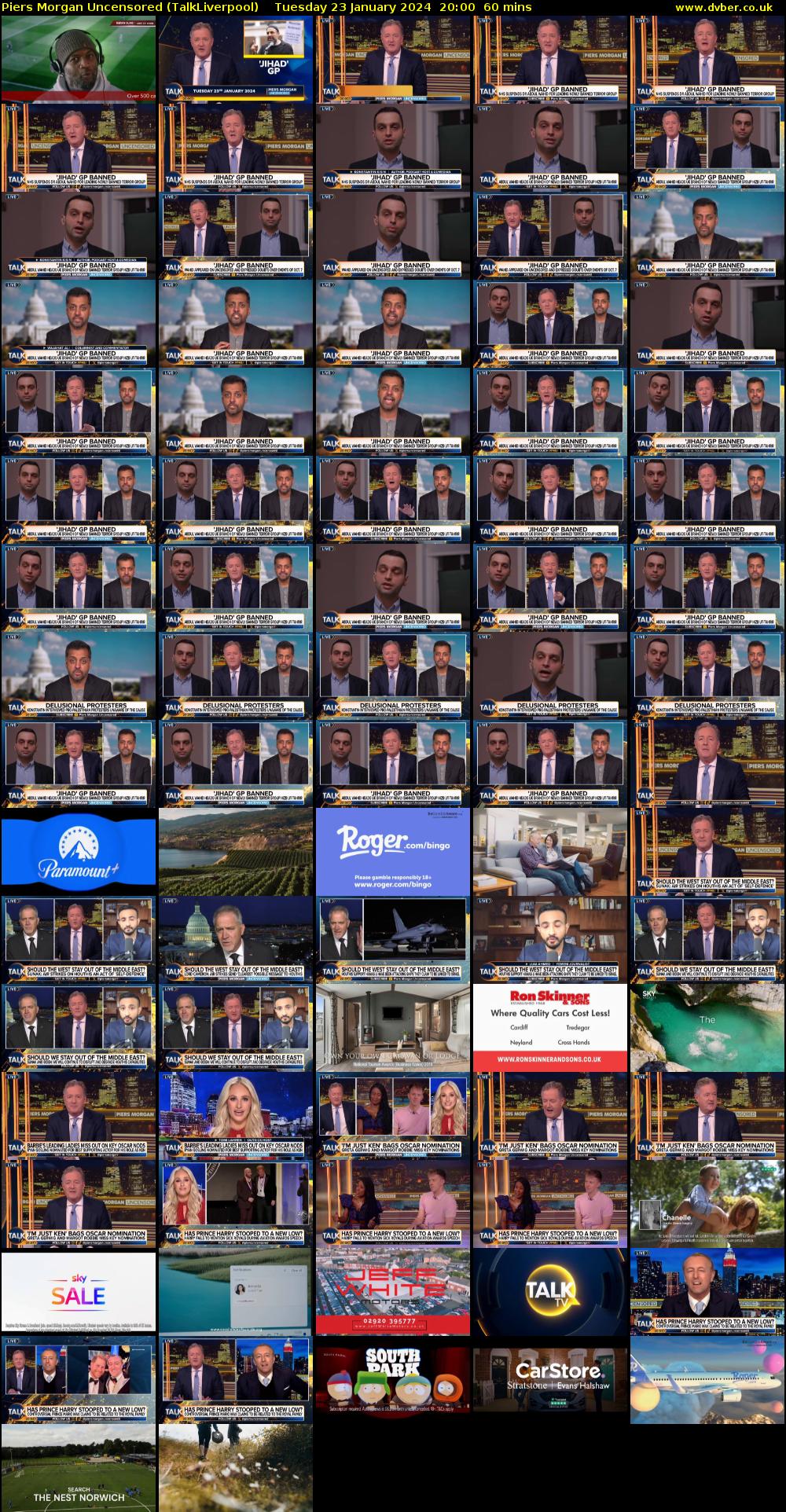 Piers Morgan Uncensored (TalkLiverpool) Tuesday 23 January 2024 20:00 - 21:00