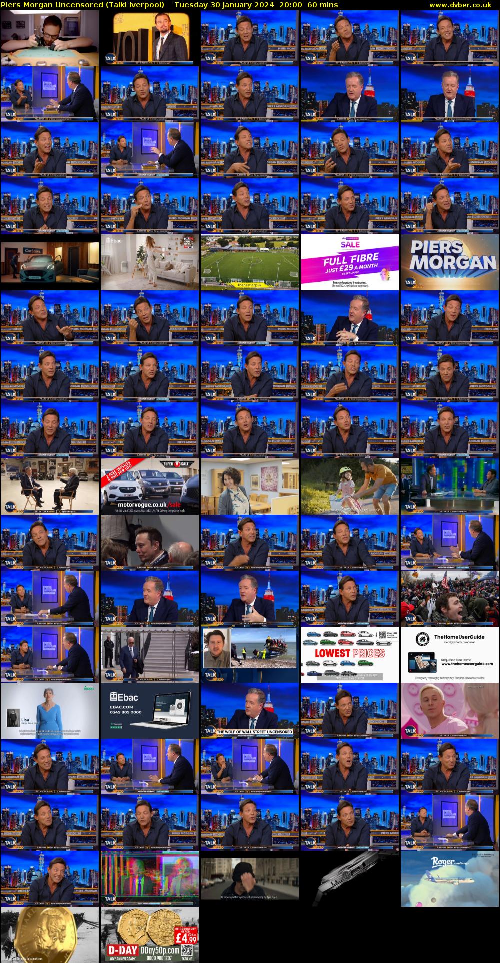 Piers Morgan Uncensored (TalkLiverpool) Tuesday 30 January 2024 20:00 - 21:00