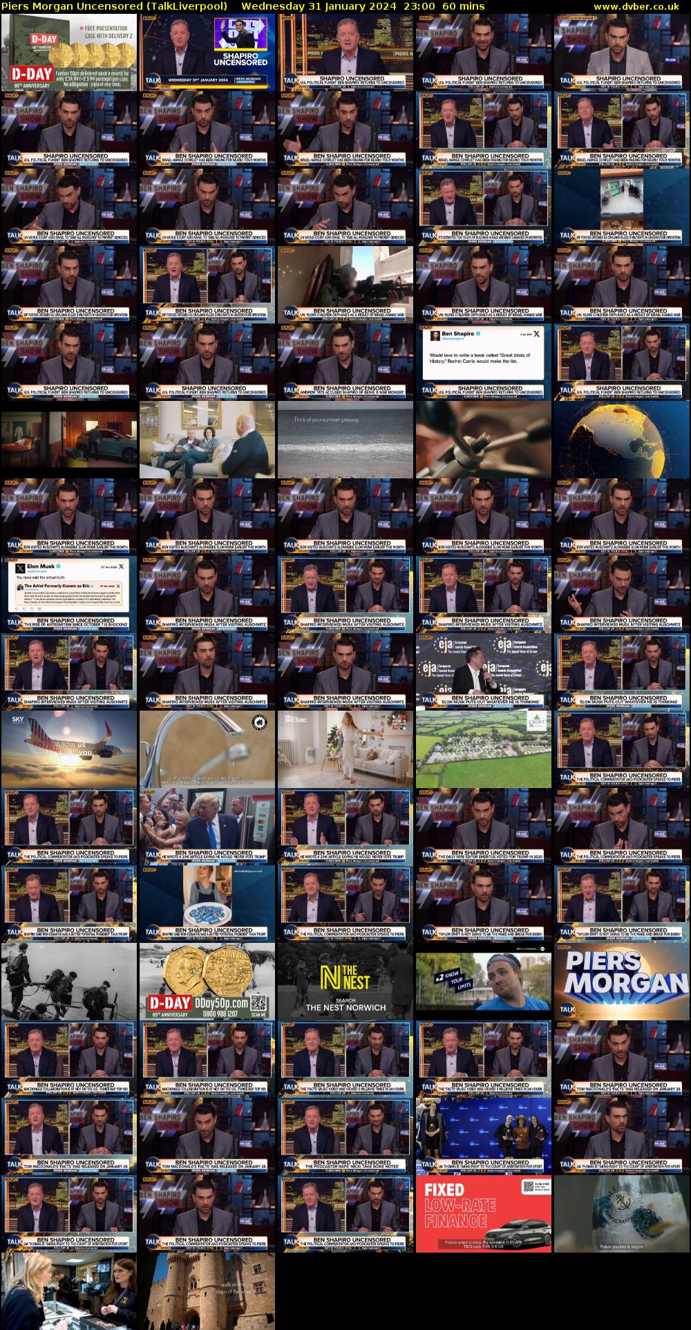 Piers Morgan Uncensored (TalkLiverpool) Wednesday 31 January 2024 23:00 - 00:00