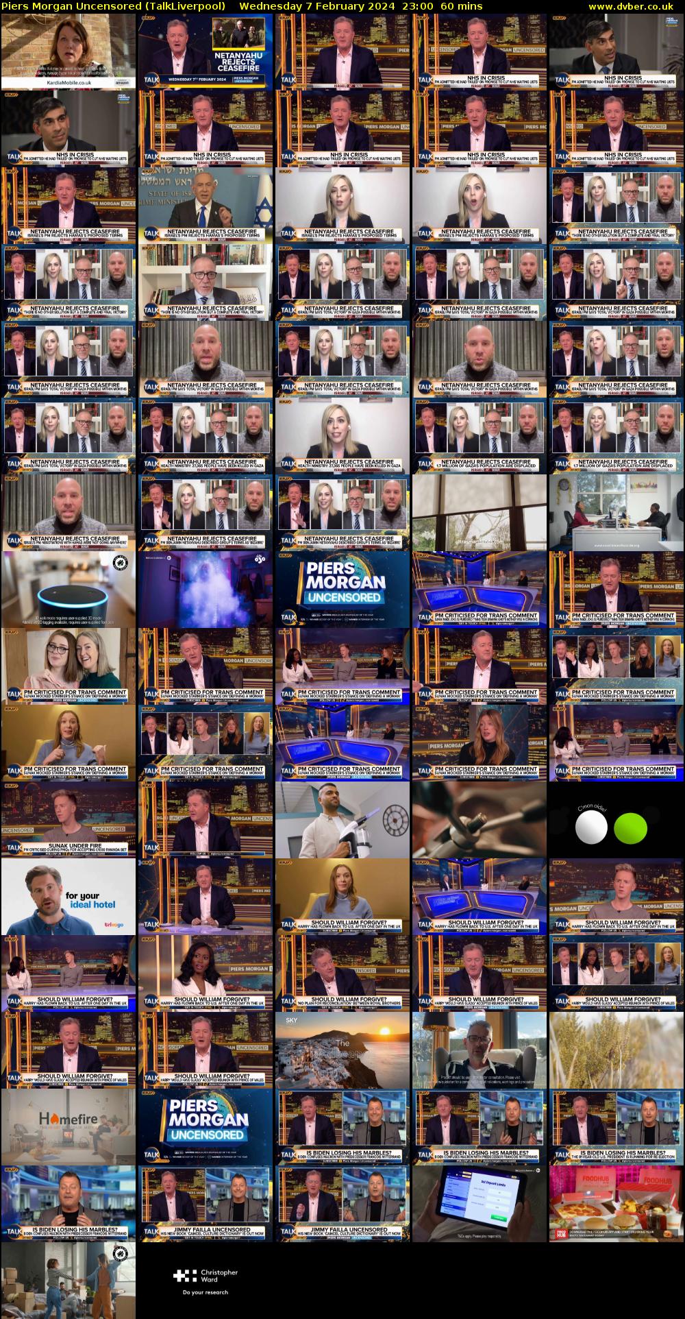 Piers Morgan Uncensored (TalkLiverpool) Wednesday 7 February 2024 23:00 - 00:00