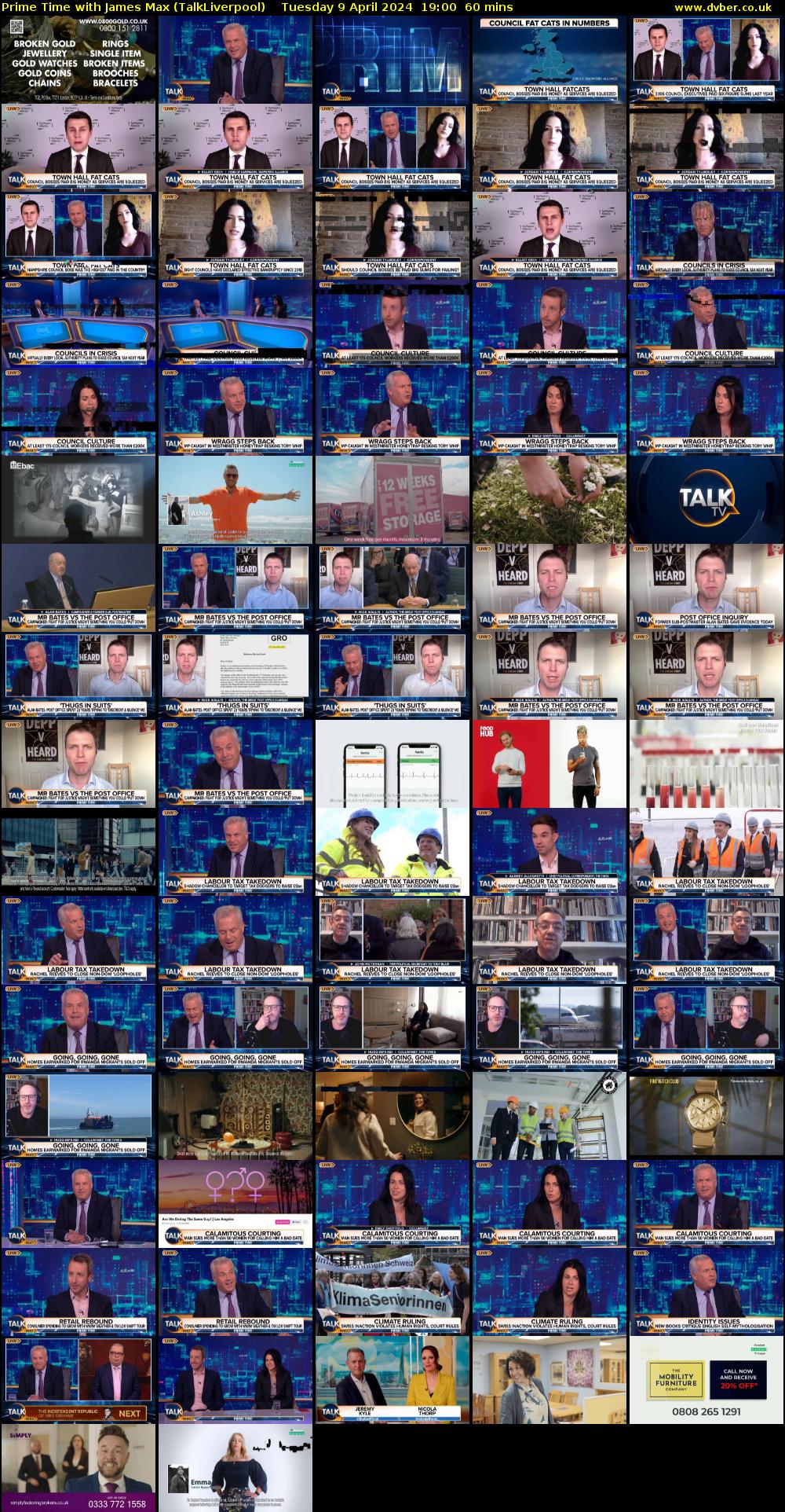 Prime Time with James Max (TalkLiverpool) Tuesday 9 April 2024 19:00 - 20:00