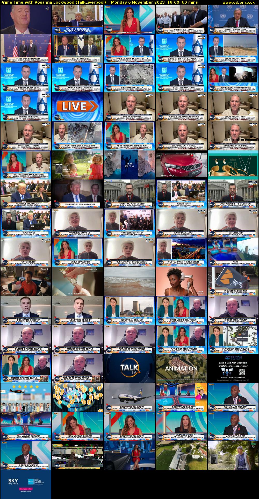 Prime Time with Rosanna Lockwood (TalkLiverpool) Monday 6 November 2023 19:00 - 20:00