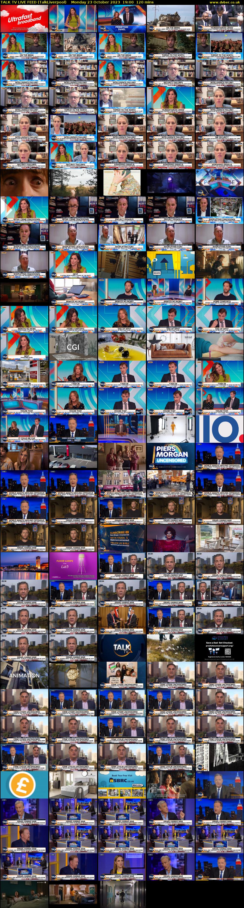 TALK TV LIVE FEED (TalkLiverpool) Monday 23 October 2023 19:00 - 21:00