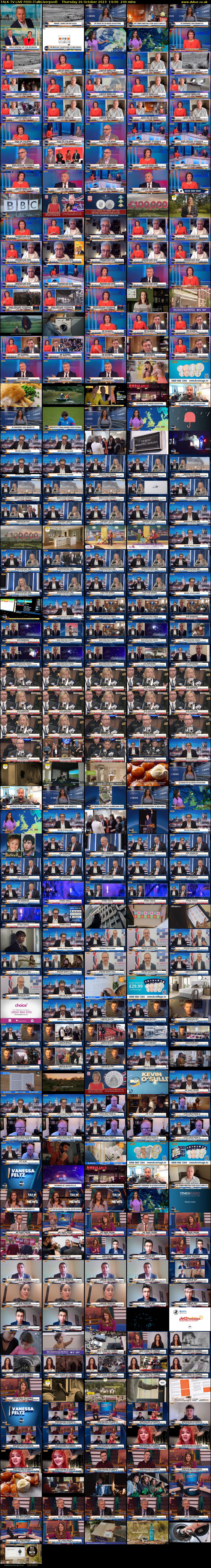 TALK TV LIVE FEED (TalkLiverpool) Thursday 26 October 2023 14:00 - 18:00