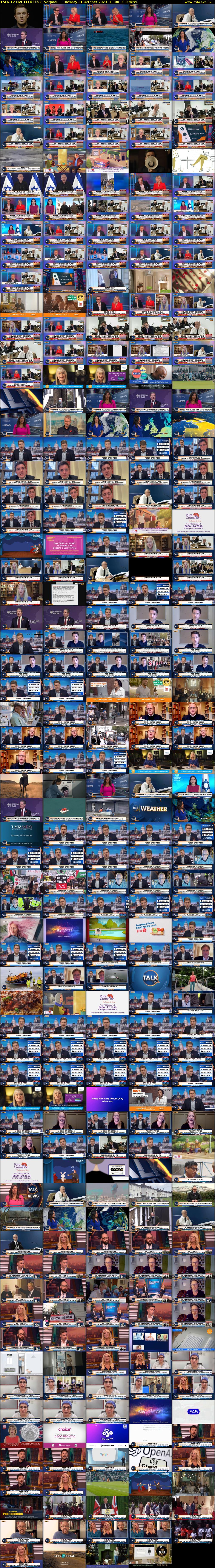 TALK TV LIVE FEED (TalkLiverpool) Tuesday 31 October 2023 14:00 - 18:00