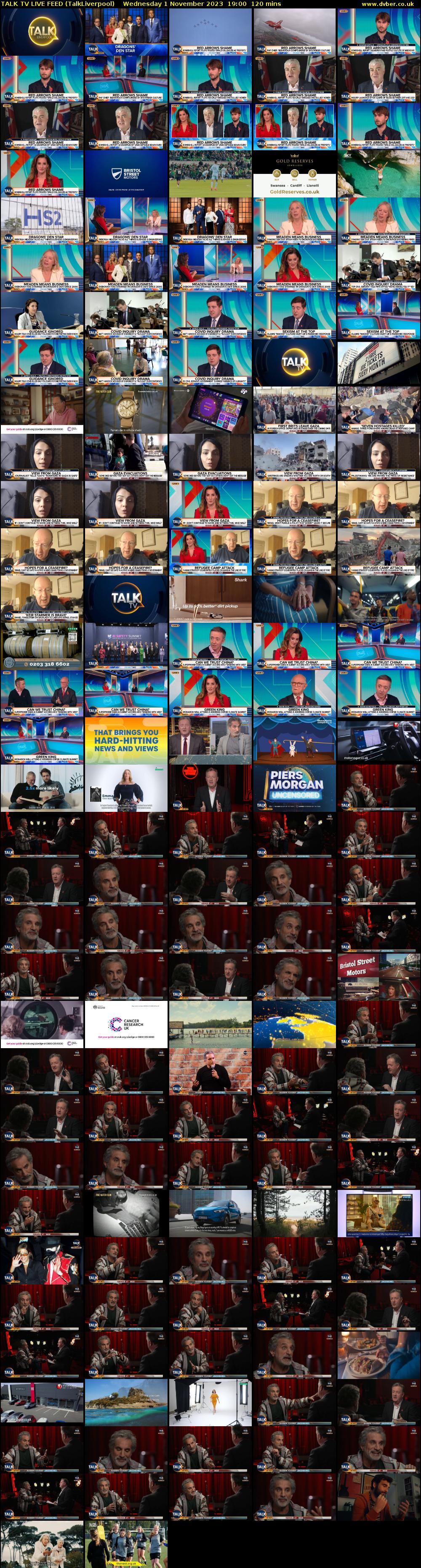 TALK TV LIVE FEED (TalkLiverpool) Wednesday 1 November 2023 19:00 - 21:00