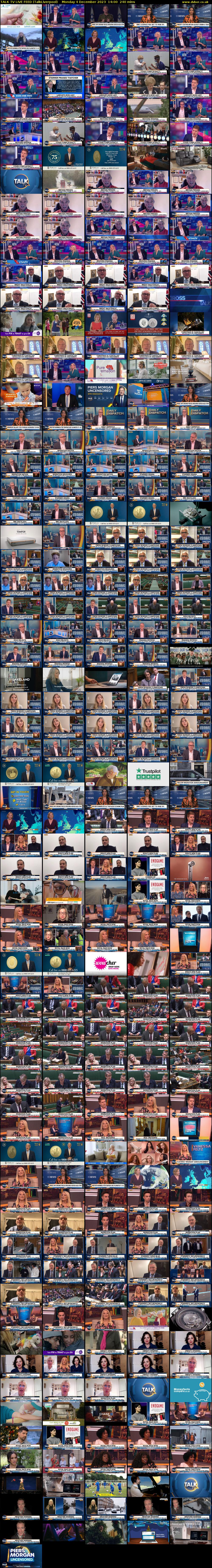 TALK TV LIVE FEED (TalkLiverpool) Monday 4 December 2023 14:00 - 18:00