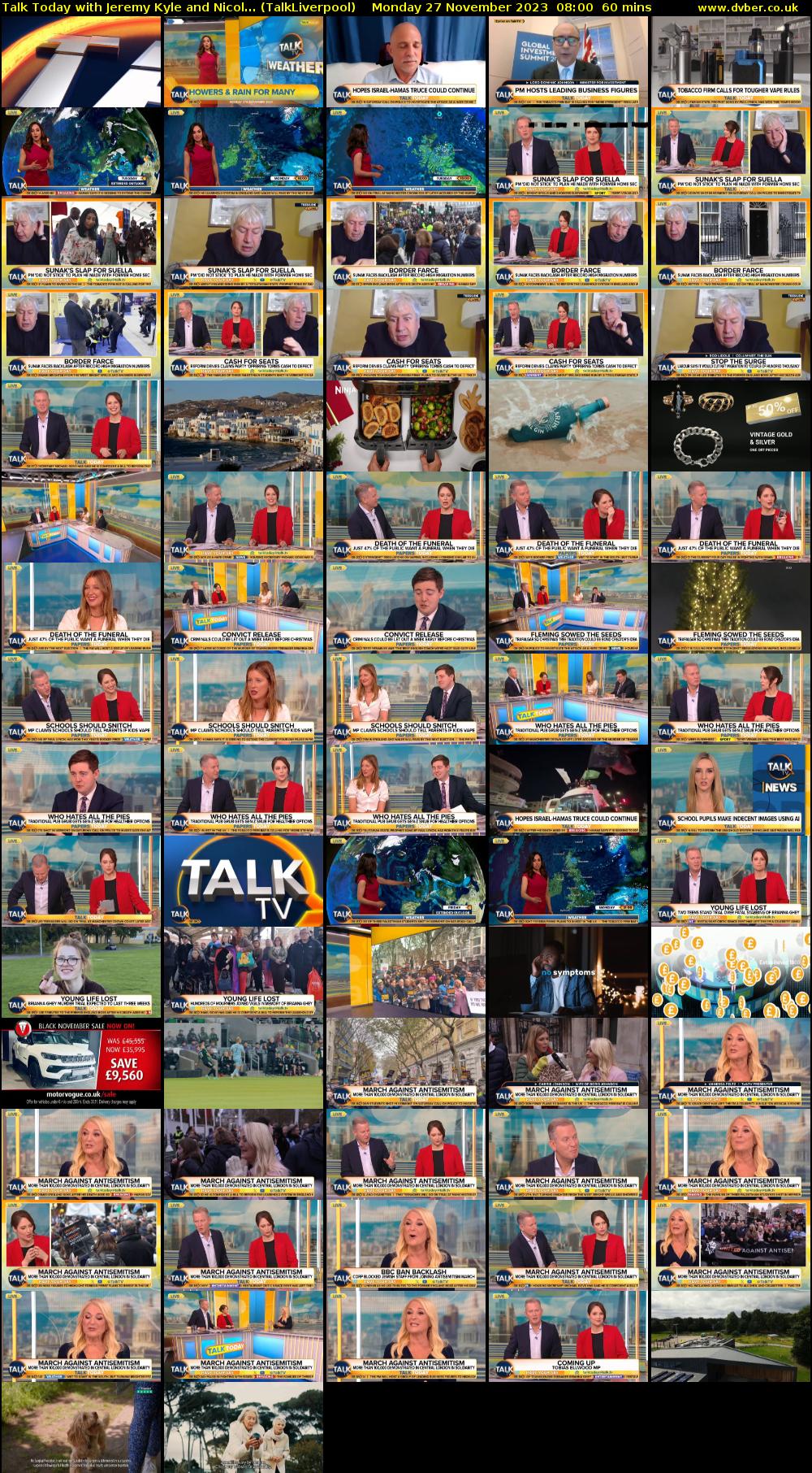 Talk Today with Jeremy Kyle and Nicol... (TalkLiverpool) Monday 27 November 2023 08:00 - 09:00