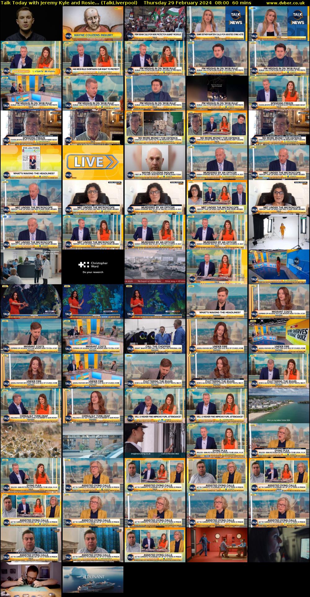 Talk Today with Jeremy Kyle and Rosie... (TalkLiverpool) Thursday 29 February 2024 08:00 - 09:00