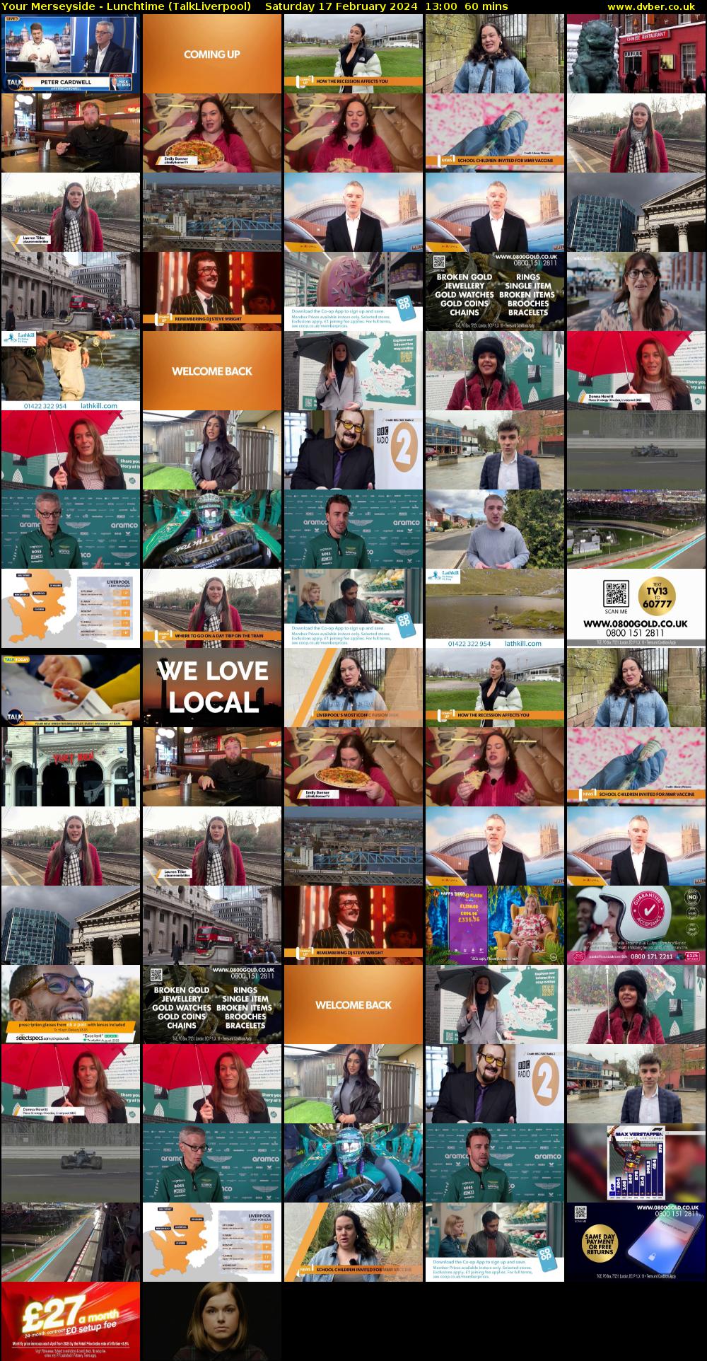 Your Merseyside - Lunchtime (TalkLiverpool) Saturday 17 February 2024 13:00 - 14:00