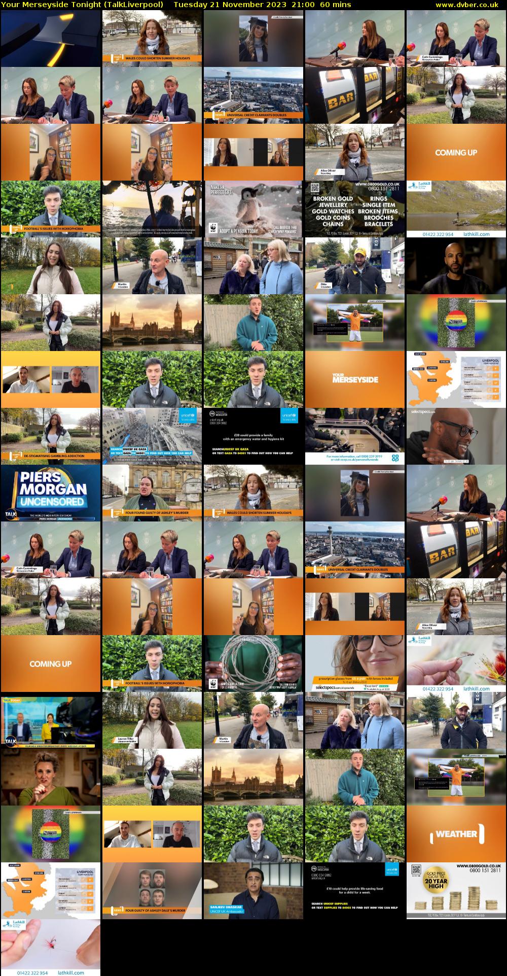 Your Merseyside Tonight (TalkLiverpool) Tuesday 21 November 2023 21:00 - 22:00