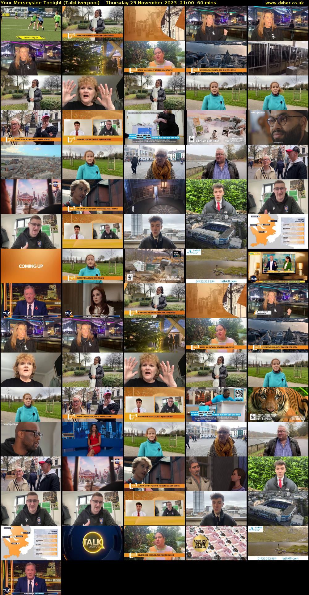 Your Merseyside Tonight (TalkLiverpool) Thursday 23 November 2023 21:00 - 22:00