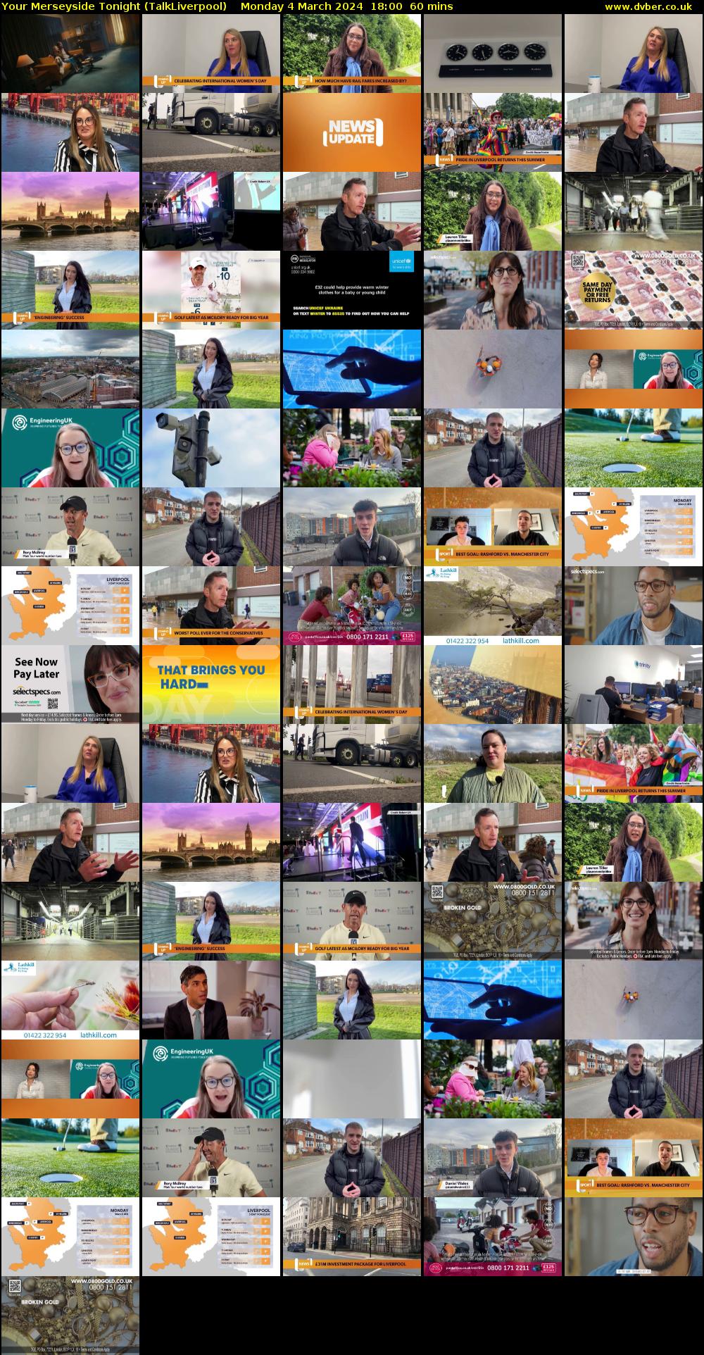 Your Merseyside Tonight (TalkLiverpool) Monday 4 March 2024 18:00 - 19:00