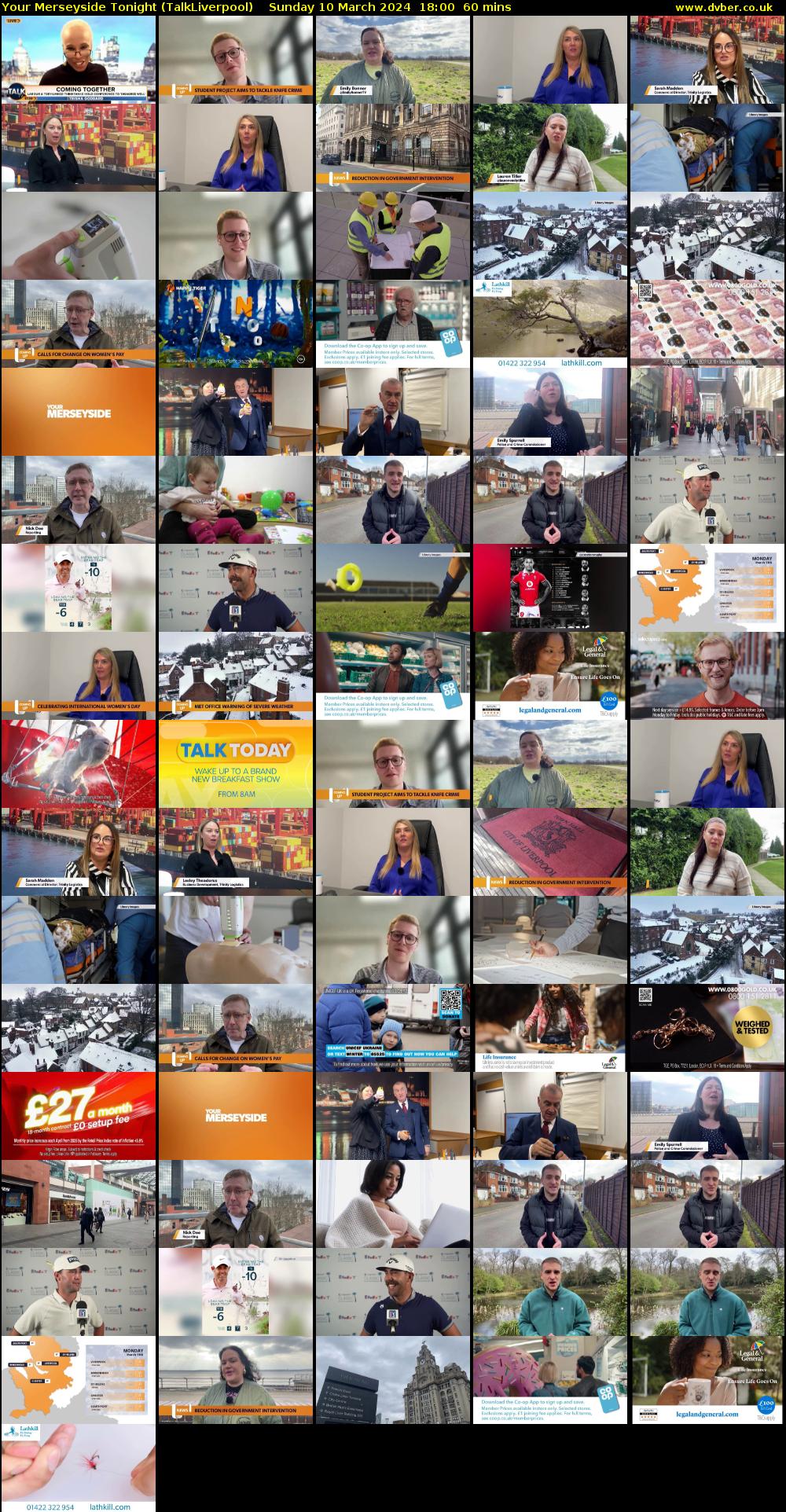Your Merseyside Tonight (TalkLiverpool) Sunday 10 March 2024 18:00 - 19:00