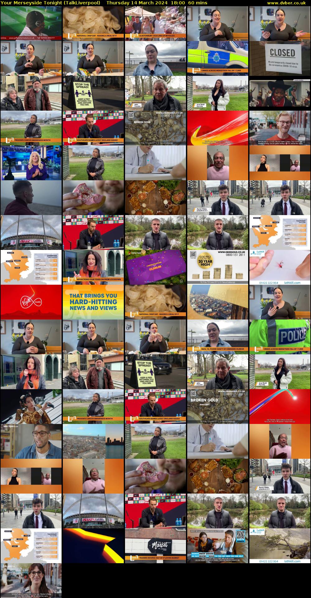 Your Merseyside Tonight (TalkLiverpool) Thursday 14 March 2024 18:00 - 19:00