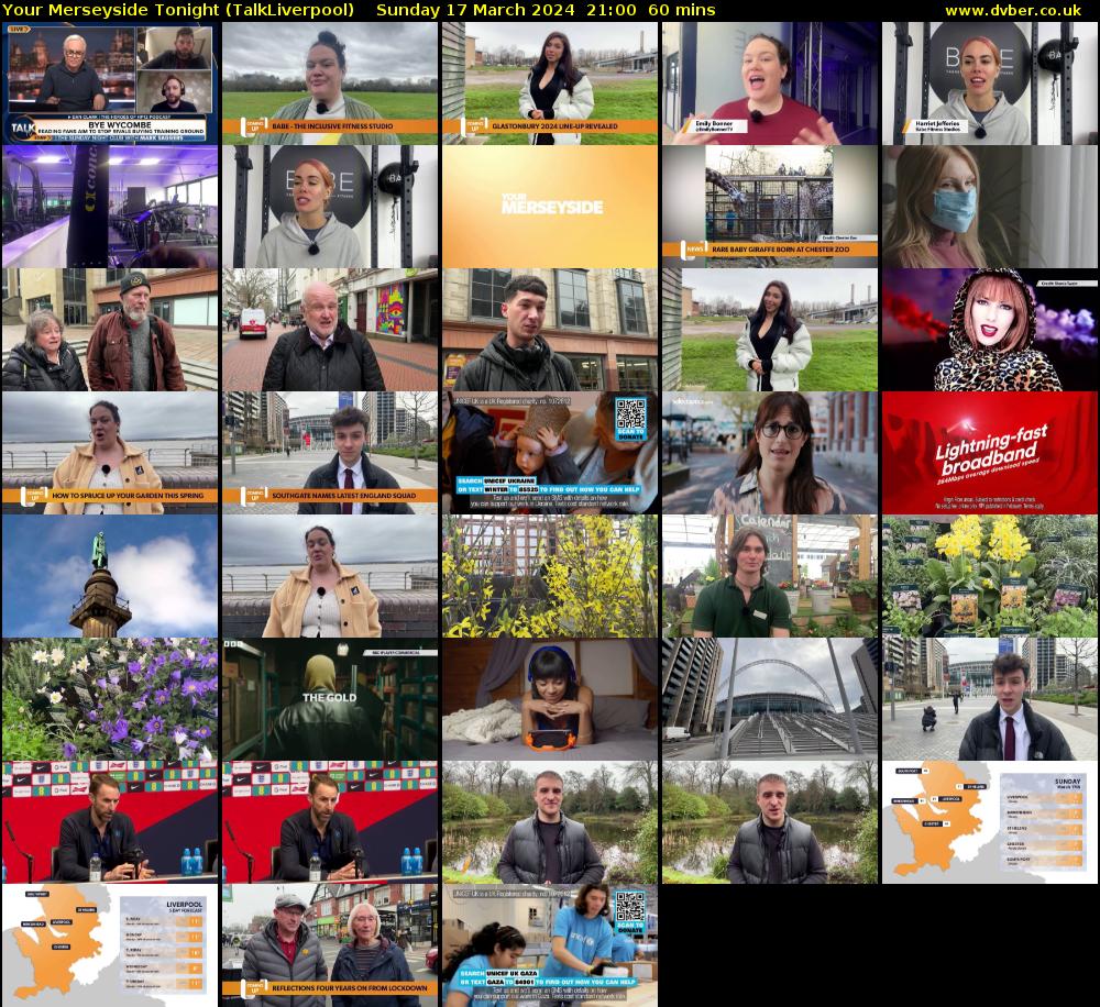 Your Merseyside Tonight (TalkLiverpool) Sunday 17 March 2024 21:00 - 22:00