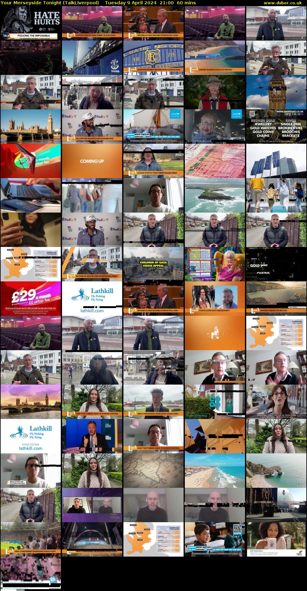 Your Merseyside Tonight (TalkLiverpool) Tuesday 9 April 2024 21:00 - 22:00