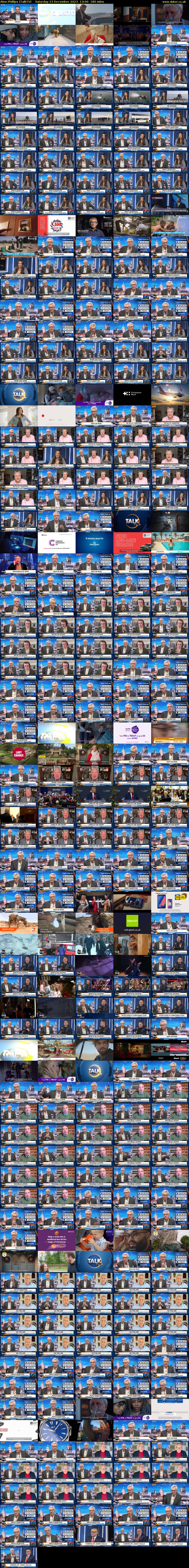 Alex Phillips (TalkTV) Saturday 23 December 2023 13:00 - 16:00