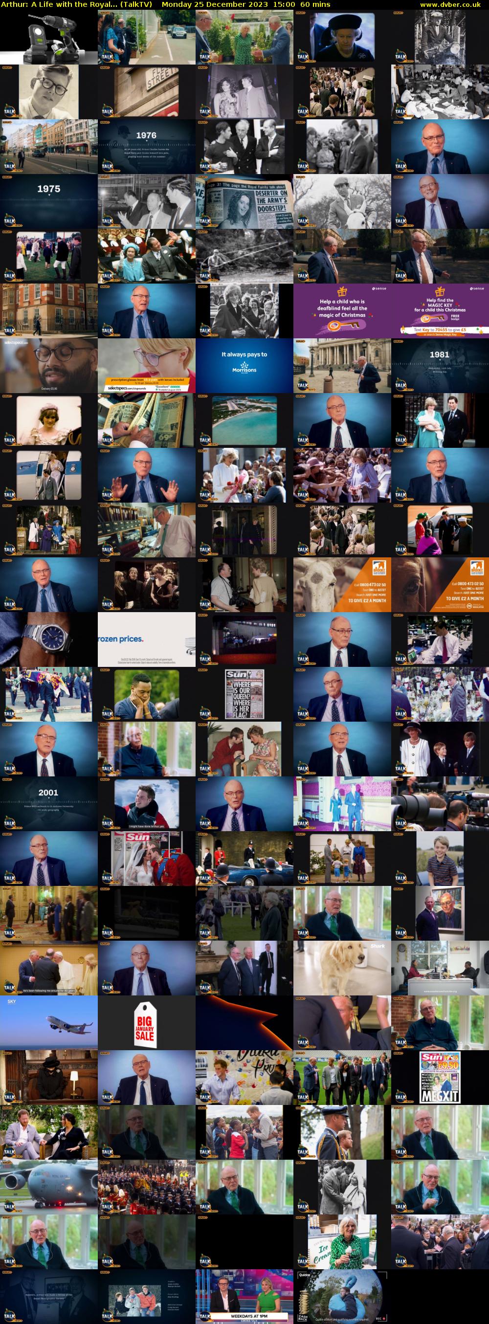 Arthur: A Life with the Royal... (TalkTV) Monday 25 December 2023 15:00 - 16:00
