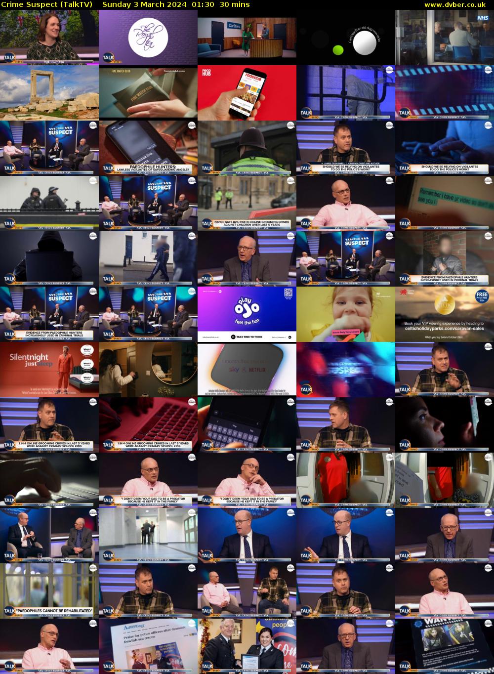 Crime Suspect (TalkTV) Sunday 3 March 2024 01:30 - 02:00